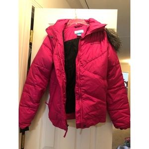 Columbia Winter Jacket with Faux Fur on Hood